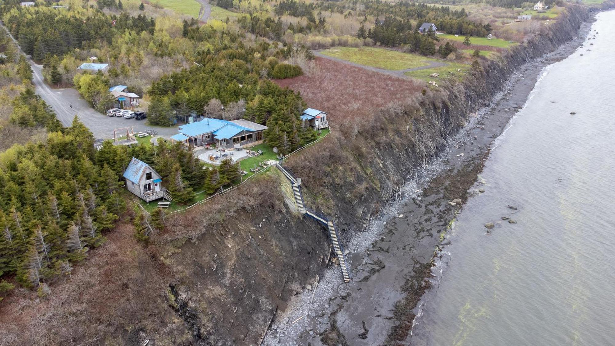 Auberge/Chalet Griffon Aventure L'Anse-au-Griffon Exteriör bild