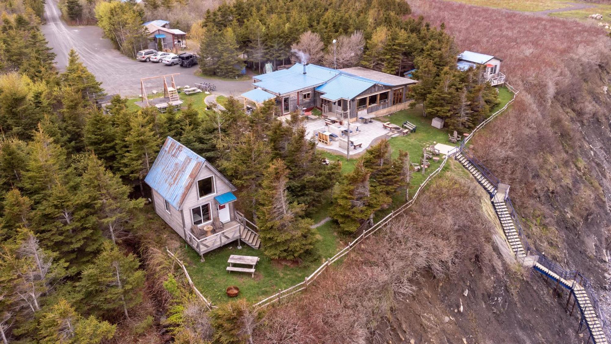 Auberge/Chalet Griffon Aventure L'Anse-au-Griffon Exteriör bild