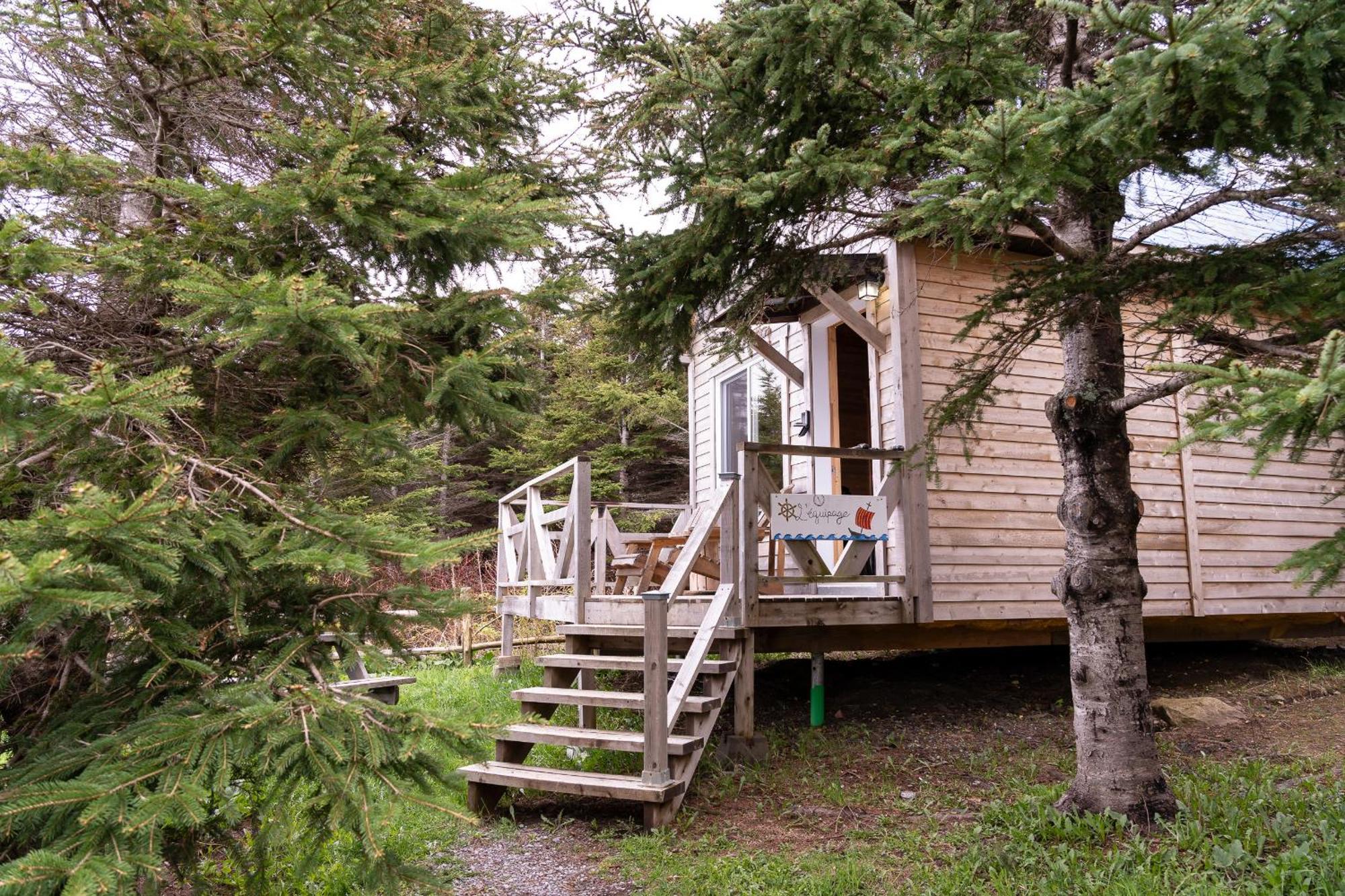 Auberge/Chalet Griffon Aventure L'Anse-au-Griffon Exteriör bild