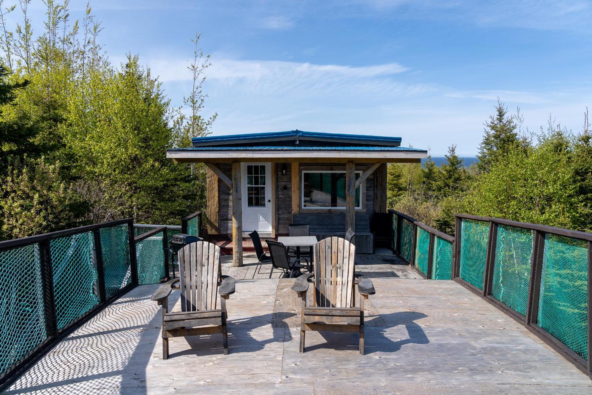 Auberge/Chalet Griffon Aventure L'Anse-au-Griffon Exteriör bild